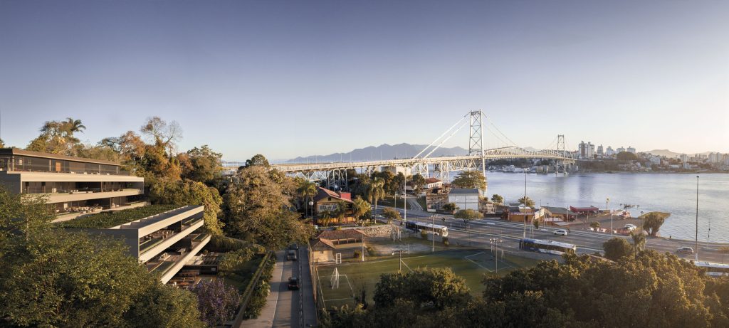 Localização do Varanda Em Frente à Beiramar de Florianópolis